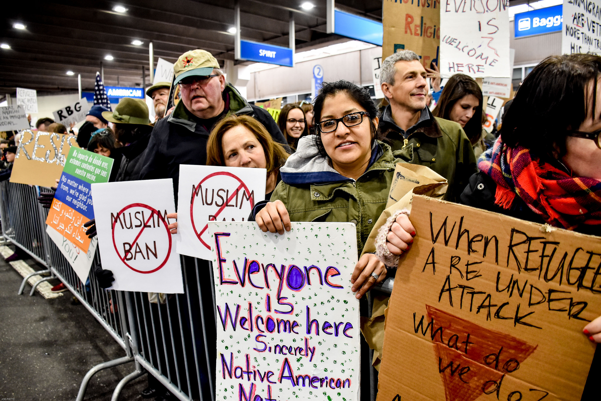 Airport protest