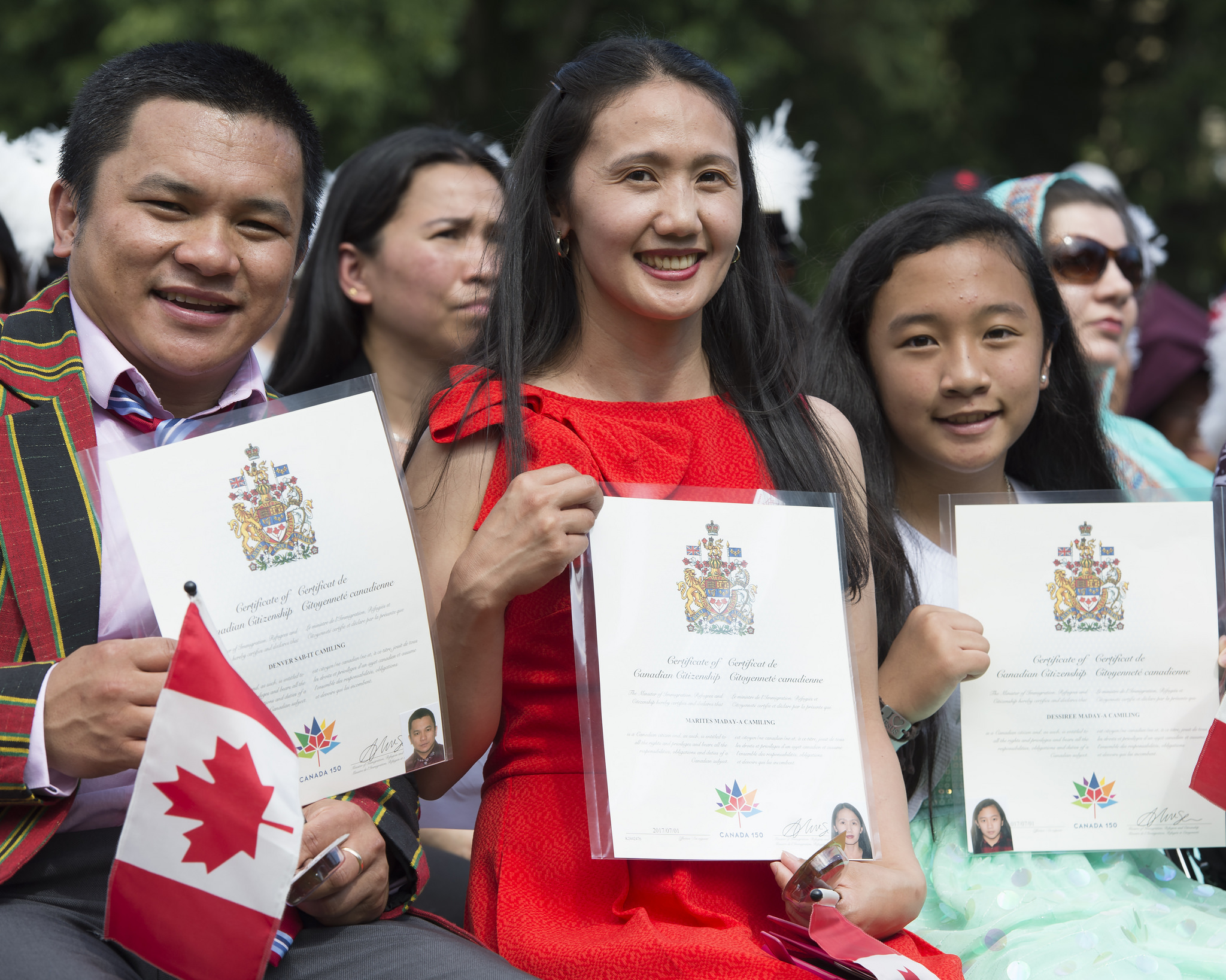 Citizenship ceremony in Edmonton