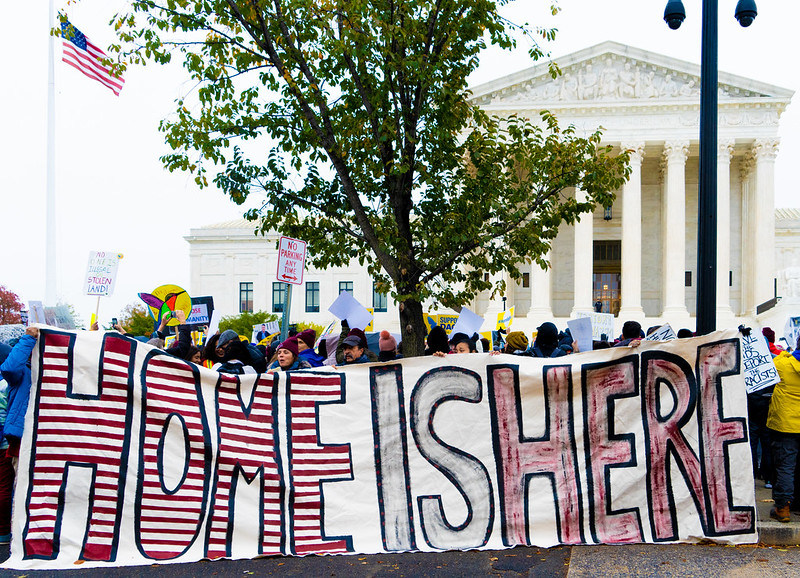 DACA rally in front of Supreme Court