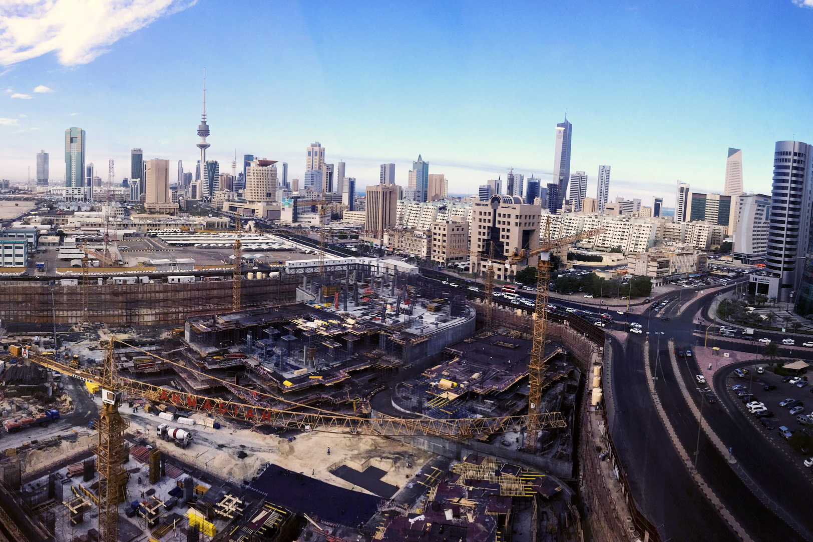 Construction site in Kuwait