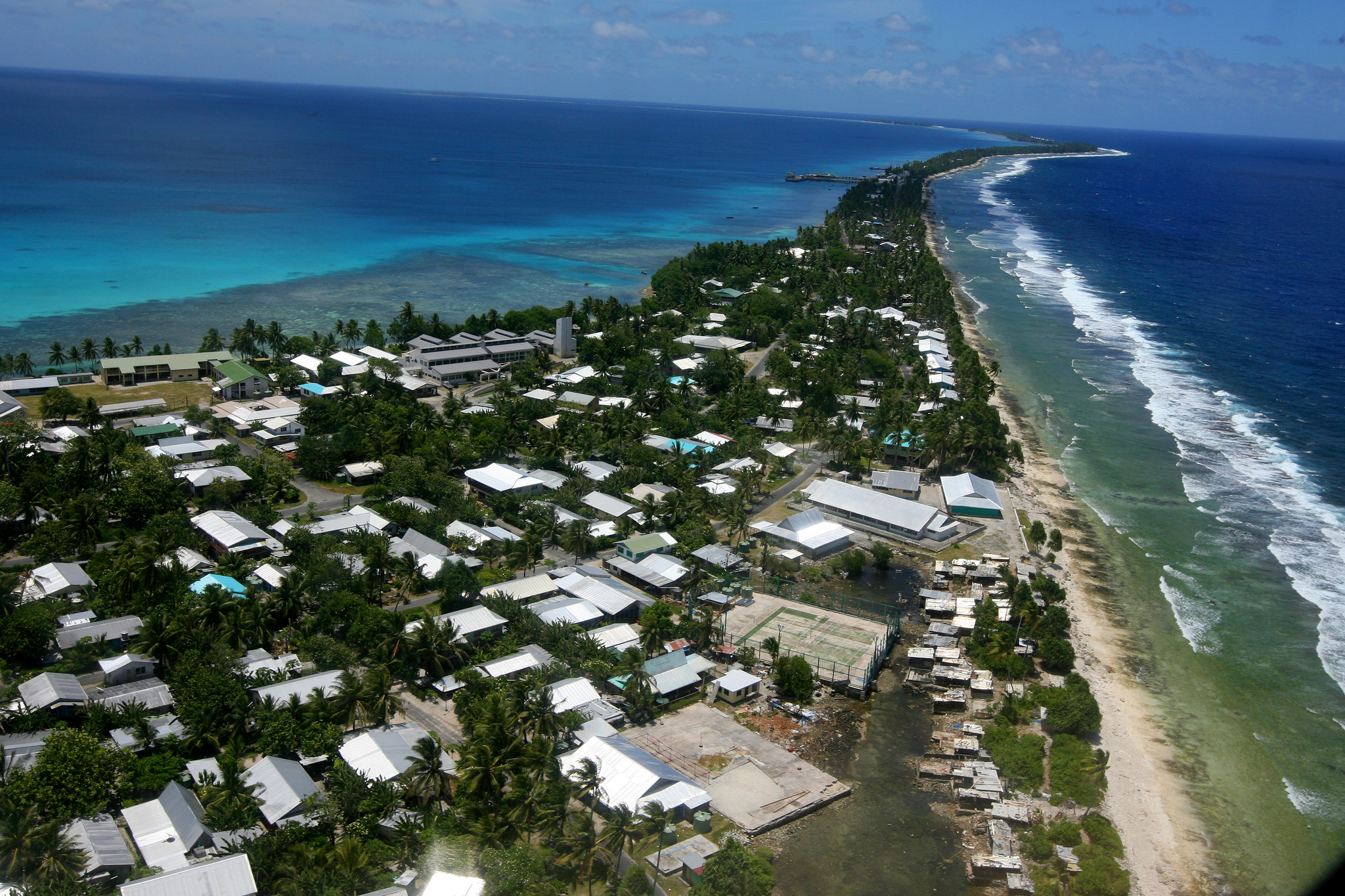 Rising sea levels threaten Pacific Islands
