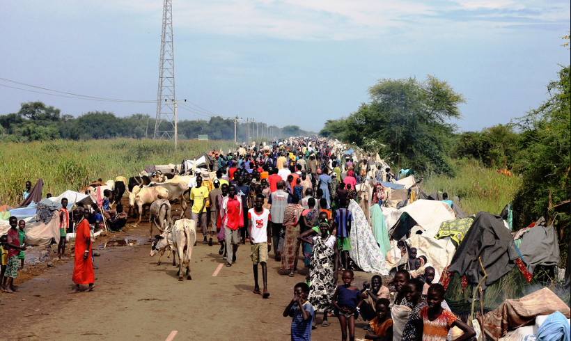 South Sudanese refugees in Ethiopia.