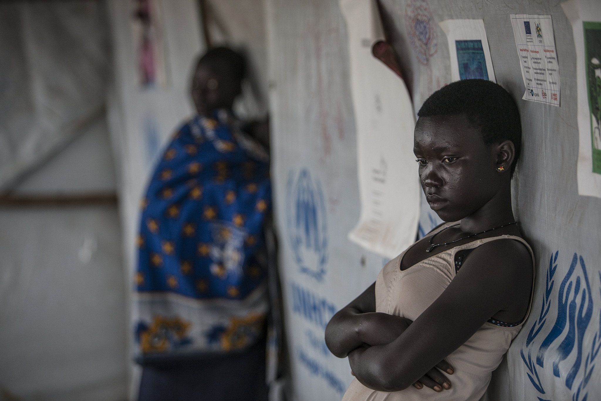 South Sudanese refugee girl