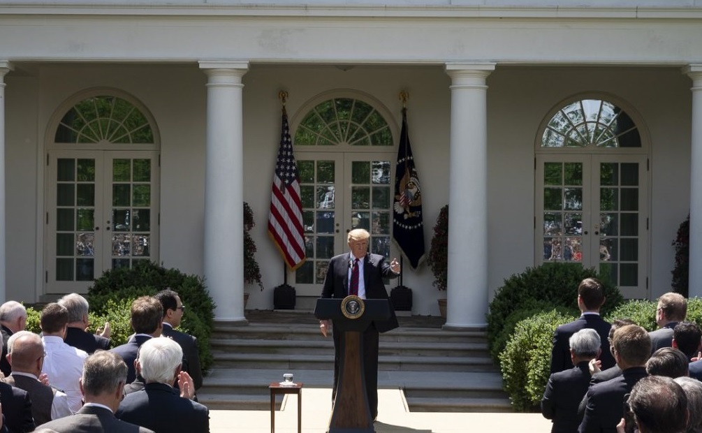 President Trump's May 2019 Rose Garden speech