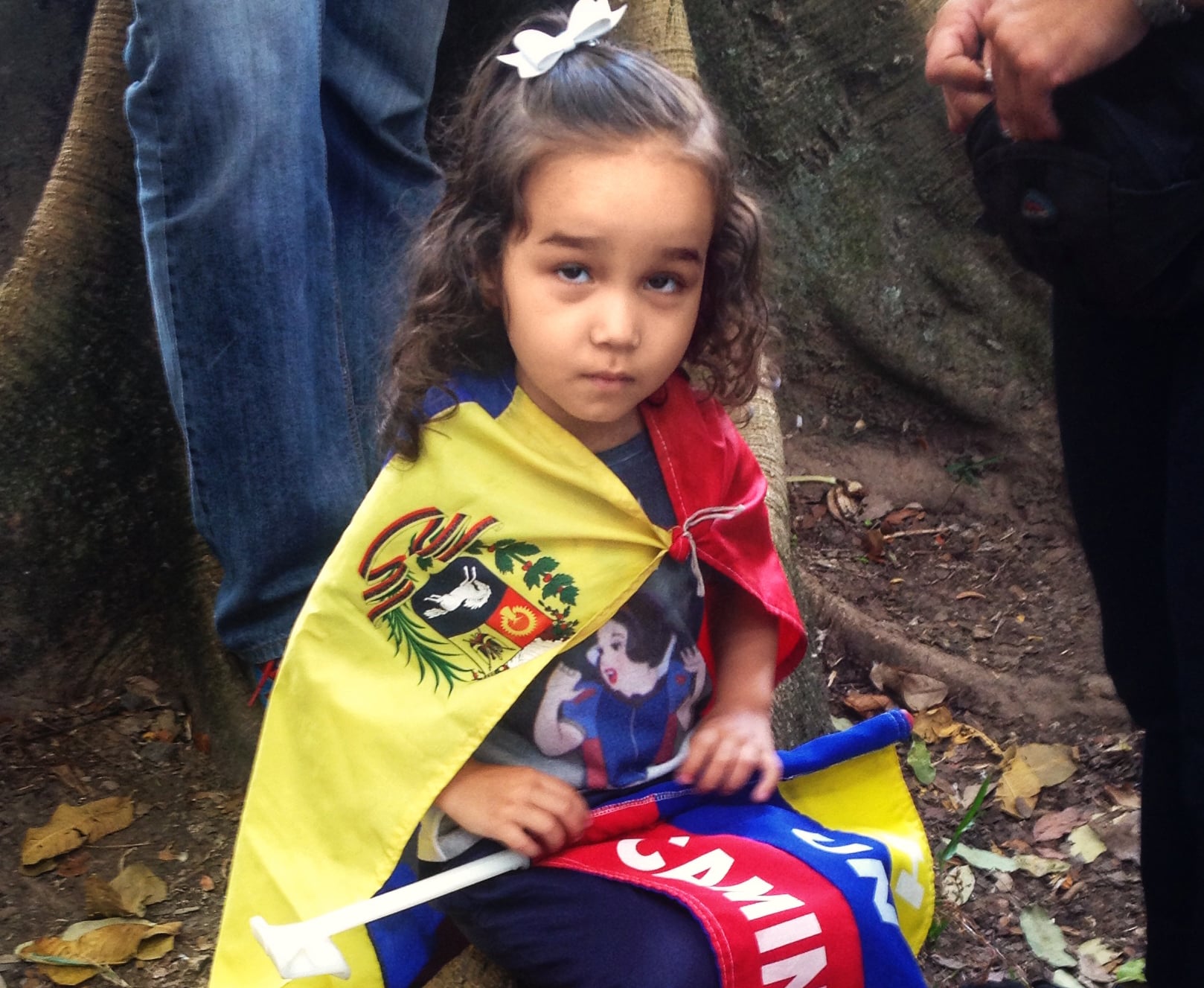 A young Venezuelan girl