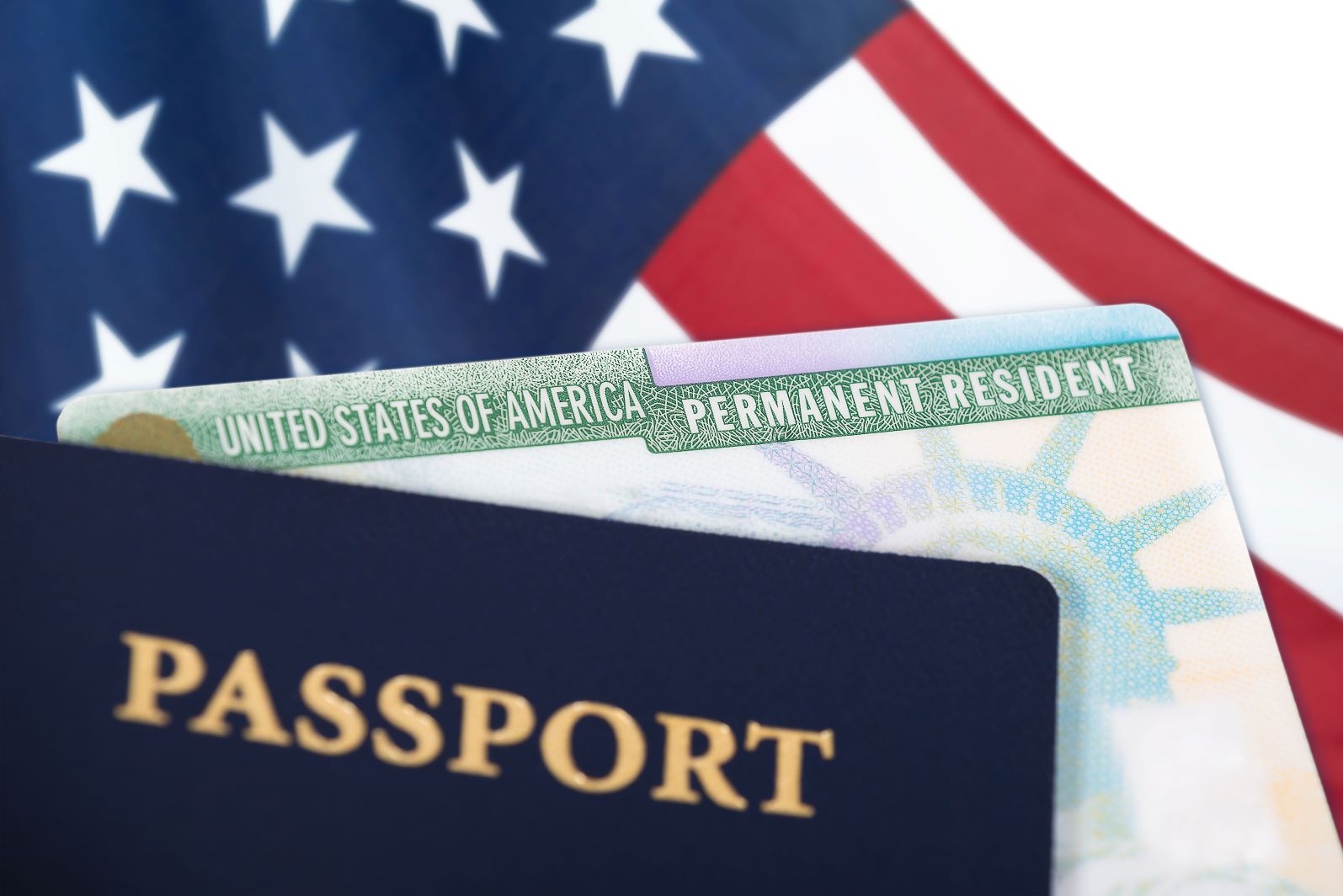 A U.S. passport and green card